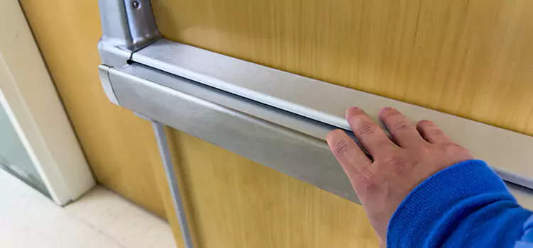 Installing a Push Bar on a Door Scarsdale